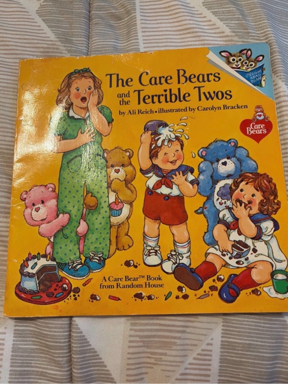 Vintage the Care Bears and the terrible twos book